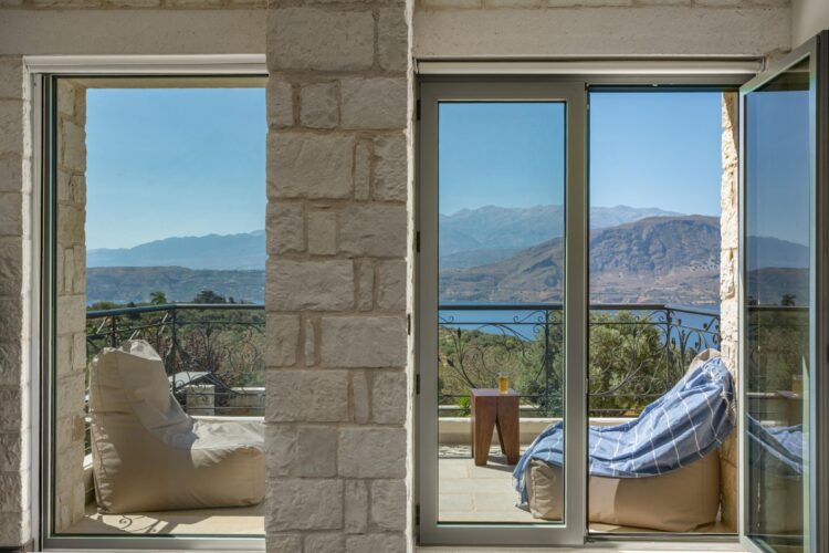 Villa Sunlight Luxus Ferienvilla Kreta Mieten Ausblick