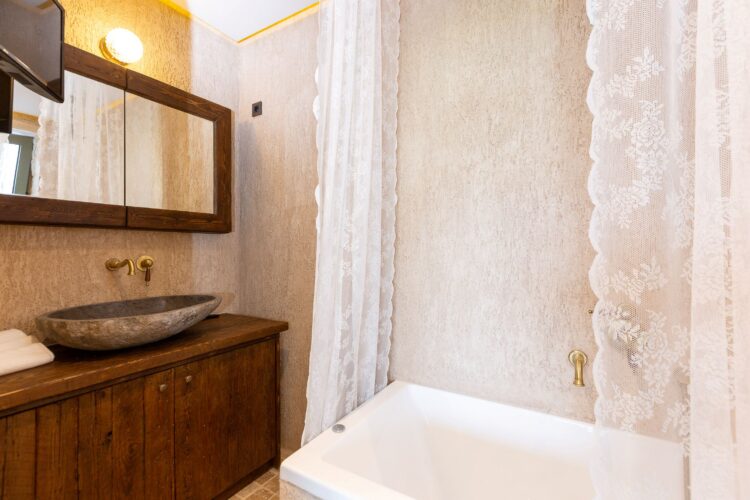 Villa Sunlight Luxus Ferienvilla Kreta Mieten Bad