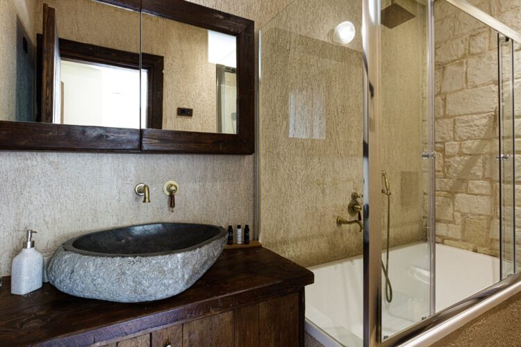 Villa Sunlight Luxus Ferienvilla Kreta Mieten Badewanne