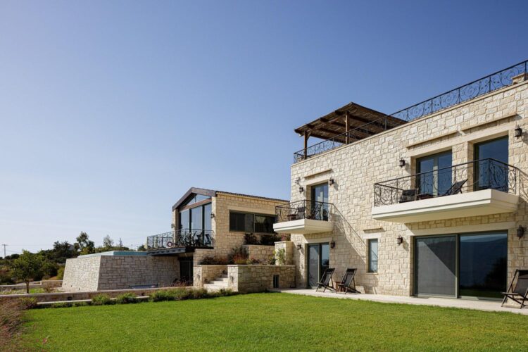 Villa Sunlight Luxus Ferienvilla Kreta Mieten Garten