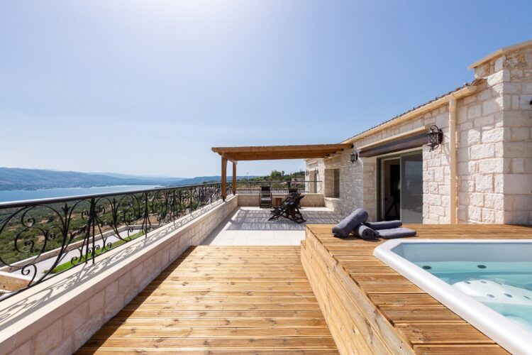 Villa Sunlight Luxus Ferienvilla Kreta Mieten Jacuzzi