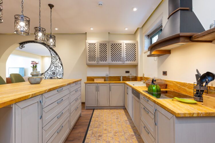 Villa Sunlight Luxus Ferienvilla Kreta Mieten Küche