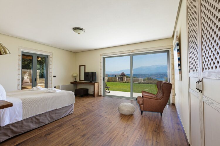 Villa Sunlight Luxus Ferienvilla Kreta Mieten Schlafzimmer