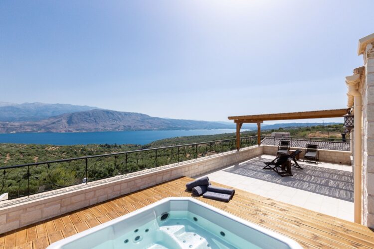 Villa Sunlight Luxus Ferienvilla Kreta Mieten Whirlpool
