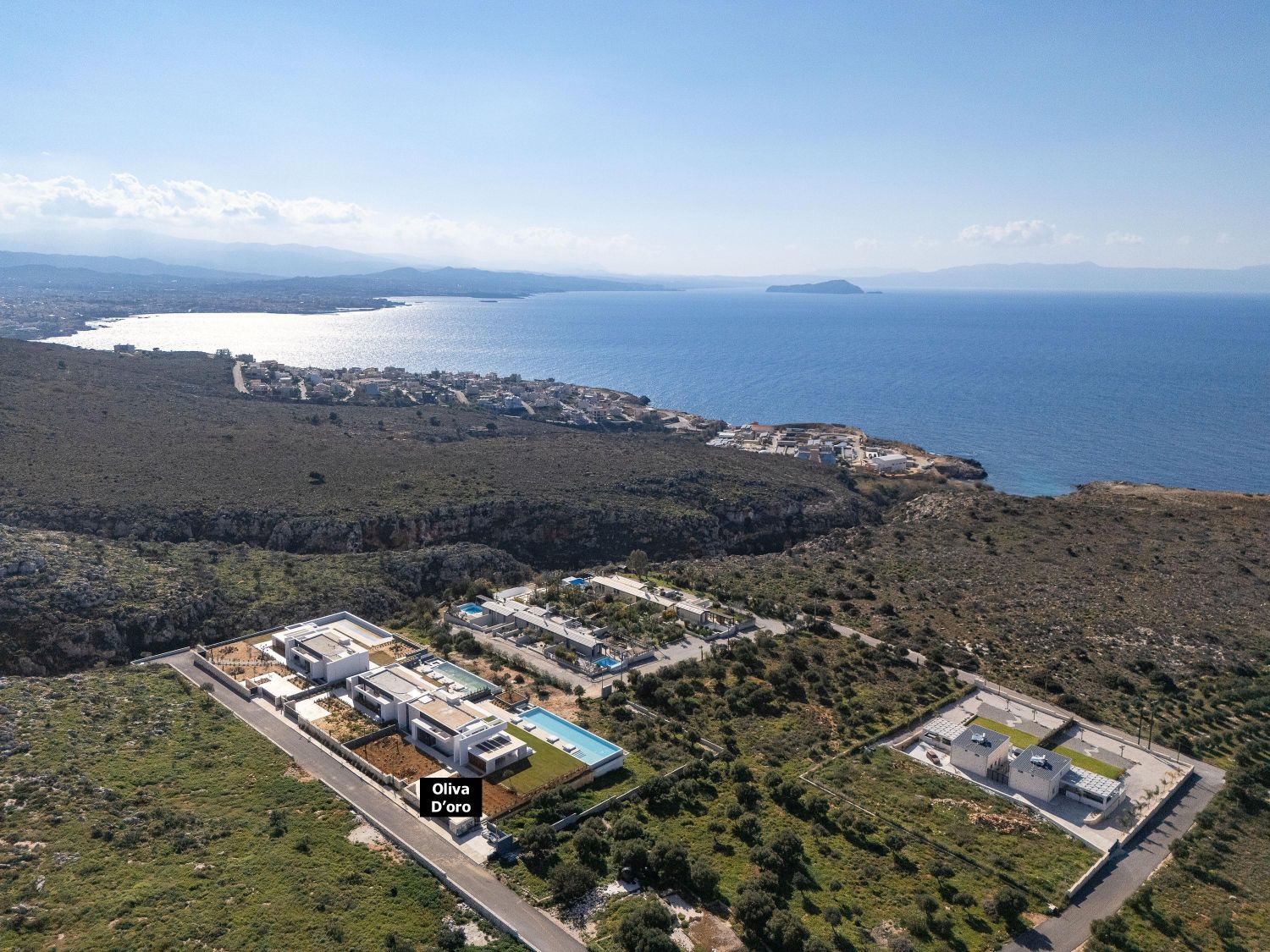 Villa Sunset Gaze Luxus Ferienhaus Kreta Mieten Lage