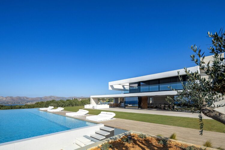 Villa Sunset Gaze Luxus Ferienhaus Kreta Mieten Poolterrasse