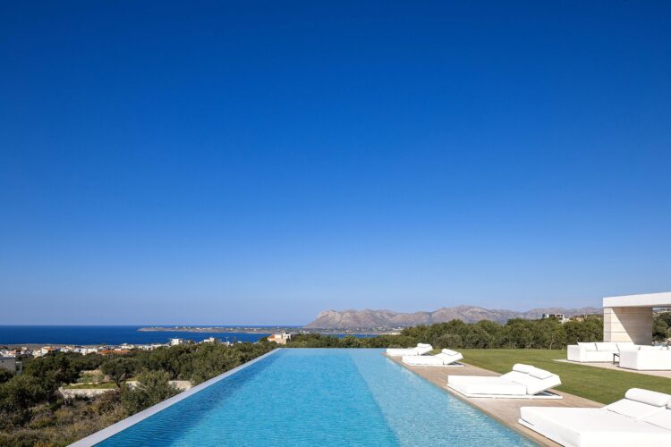 Villa Sunset Gaze Luxus Ferienhaus Kreta Mieten View