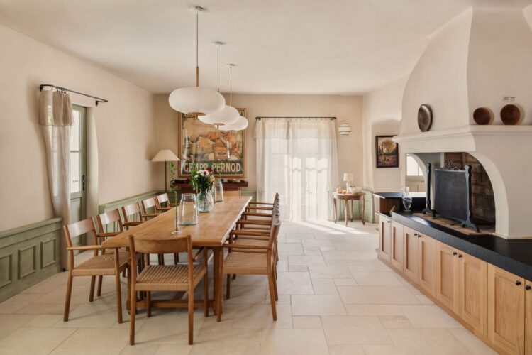 Villa Sur Auzon Luxus Fderienhaus Provence Mieten Esstisch