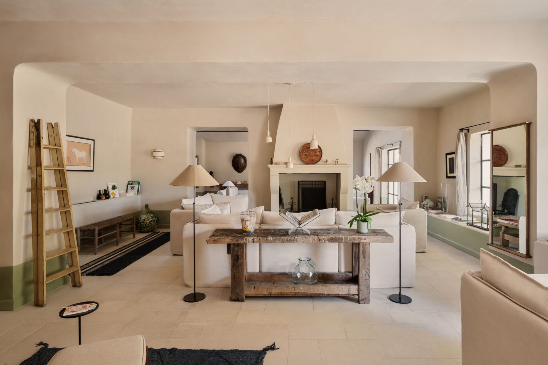 Villa Sur Auzon Luxus Fderienhaus Provence Mieten Wohnbereich