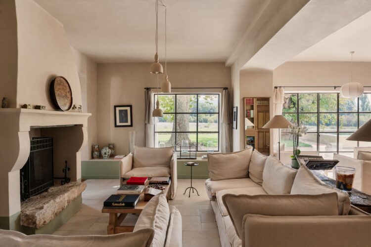 Villa Sur Auzon Luxus Fderienhaus Provence Mieten Wohnzimmer
