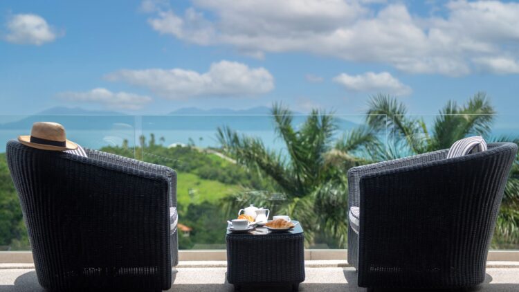 Villa Suralai Luxus Ferienhaus Koh Samui Mit Pool Mieten Meerblick