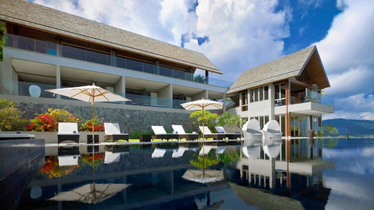 Villa Suralai Luxus Ferienhaus Koh Samui Mit Pool Mieten Poolbereich