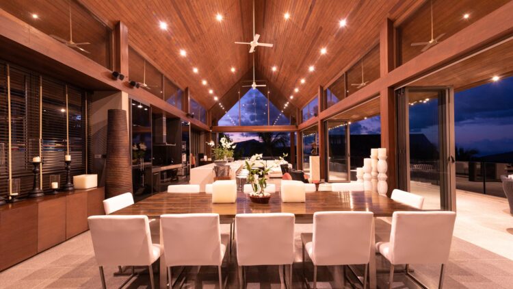 Villa Suralai Luxus Ferienhaus Koh Samui Mit Pool Mieten Wohnbereich