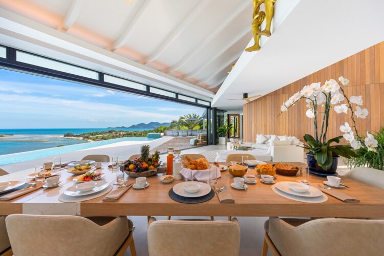 Villa Sutra Luxus Ferienhaus Koh Samui Mit Pool Mieten Frühstück