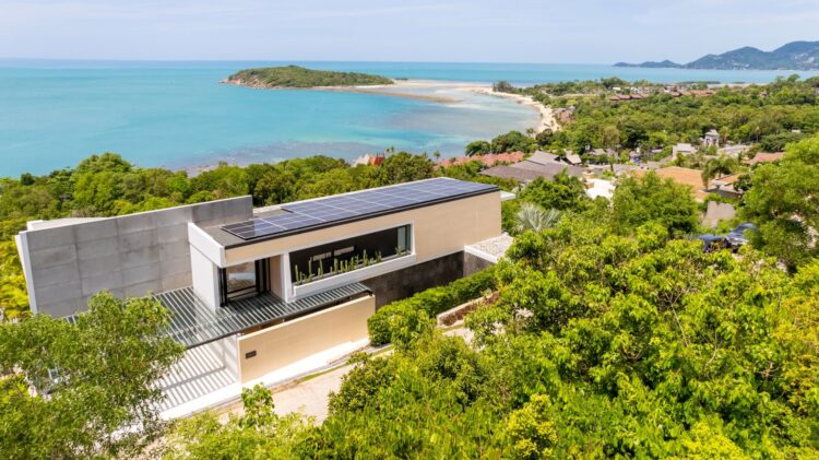 Villa Sutra Luxus Ferienhaus Koh Samui Mit Pool Mieten Lage