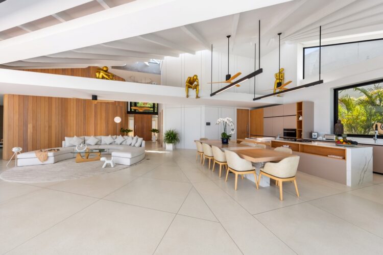 Villa Sutra Luxus Ferienhaus Koh Samui Mit Pool Mieten Wohnbereich