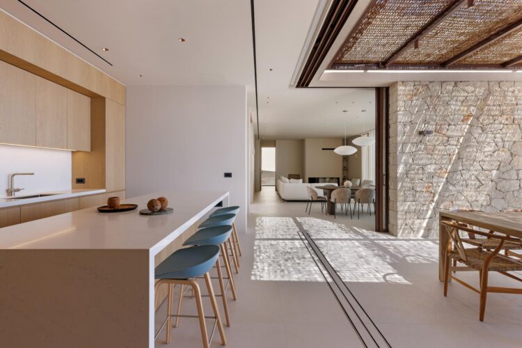 Villa Terra Luxus Ferienhaus Kreta Mit Pool Mieten Küche