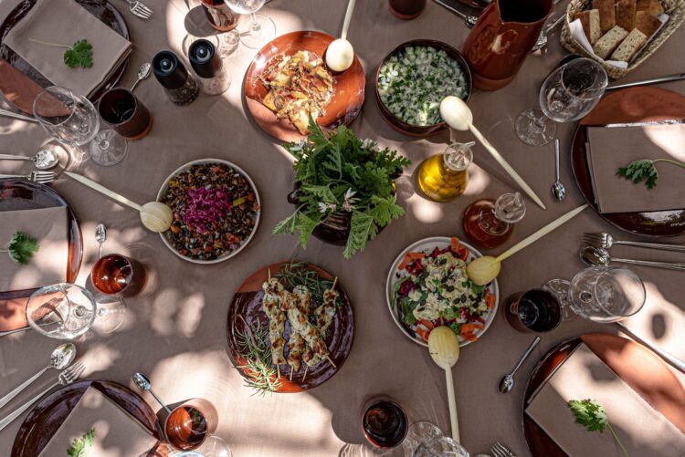Villa Terre Au Ciel Luxus Ferienhaus Marrakesch Mieten Food
