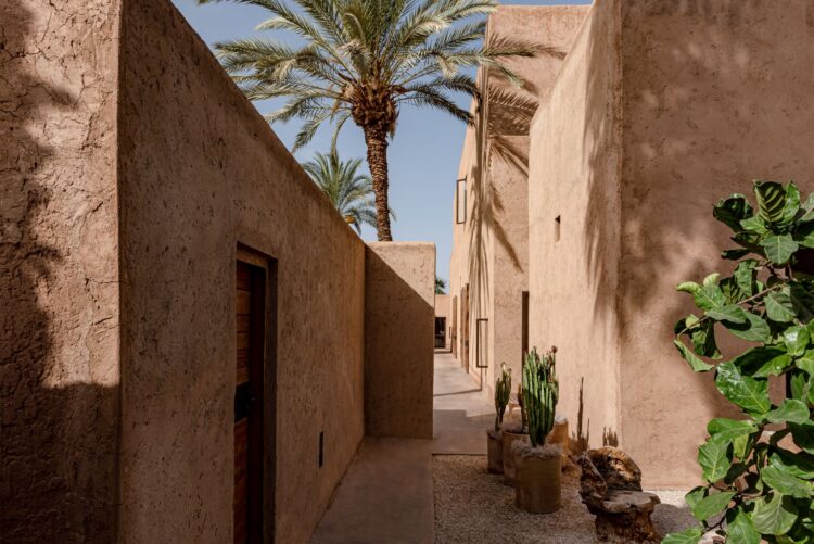 Villa Terre Au Ciel Luxus Ferienhaus Marrakesch Mieten Gang