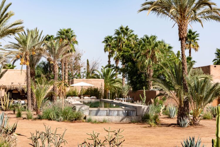 Villa Terre Au Ciel Luxus Ferienhaus Marrakesch Mieten Oase