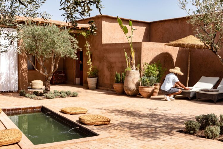 Villa Terre Au Ciel Luxus Ferienhaus Marrakesch Mieten Service