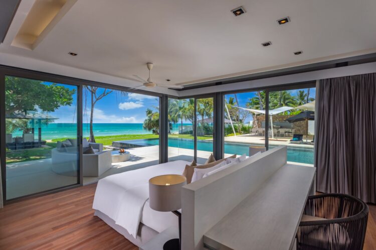 Villa Tievoli Luxus Ferienhaus Phuket Am Strand Mieten Bett
