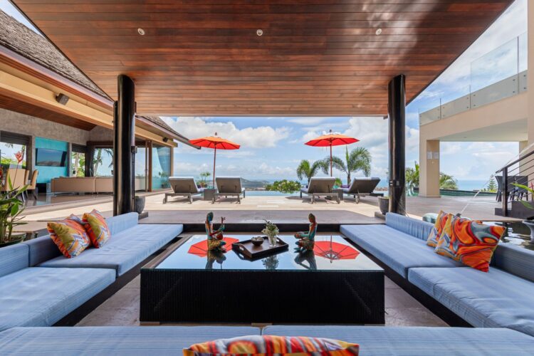 Villa Tiga Luxus Ferienhaus Koh Samui Mit Pool Mieten Lounge