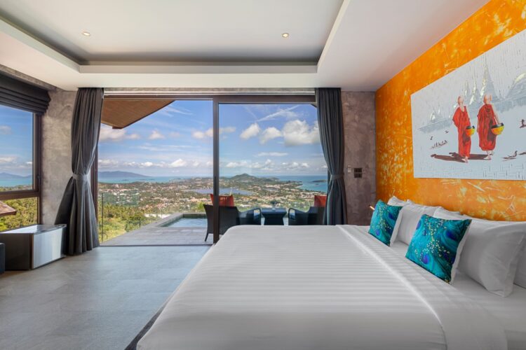 Villa Tiga Luxus Ferienvilla Koh Samui Mit Pool Mieten Ausblick