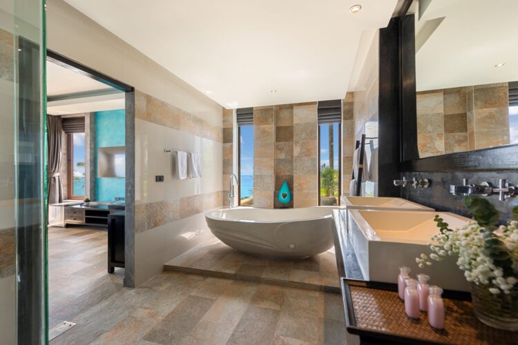 Villa Tiga Luxus Ferienvilla Koh Samui Mit Pool Mieten Bad