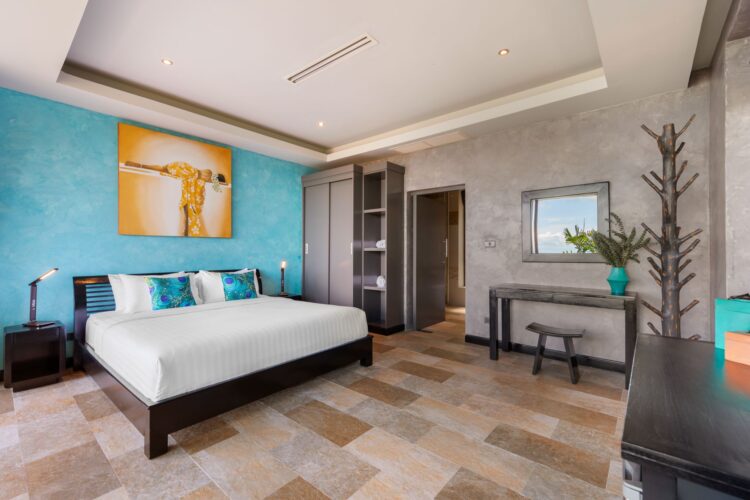 Villa Tiga Luxus Ferienvilla Koh Samui Mit Pool Mieten Bett