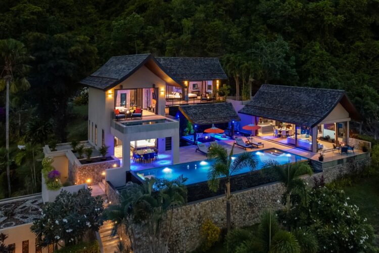 Villa Tiga Luxus Ferienvilla Koh Samui Mit Pool Mieten Lage