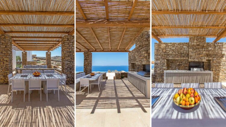 Villa Tinos Luxus Ferienhaus Mykonos Mit Pool Mieten Essen
