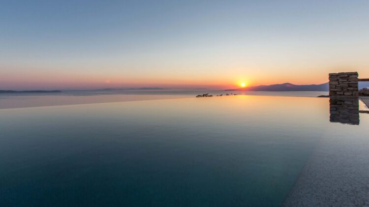 Villa Tinos Luxus Ferienvilla Mykonos Mit Meerblick Mieten Infinitypool