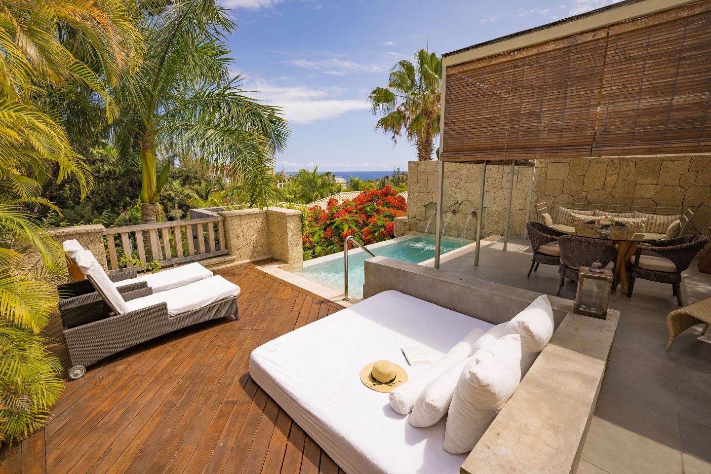 Villa Tropical Luxus Ferienhaus Teneriffa Mieten Daybed