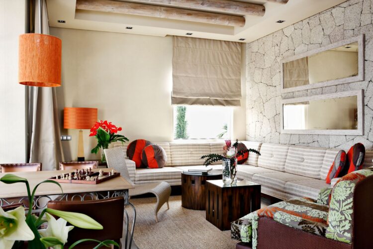 Villa Tropical Luxus Ferienhaus Teneriffa Mieten Wohnzimmer