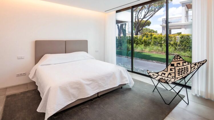 Villa Vale Do Lobo Luxus Ferienhaus Algarve Portugal Mieten Bett