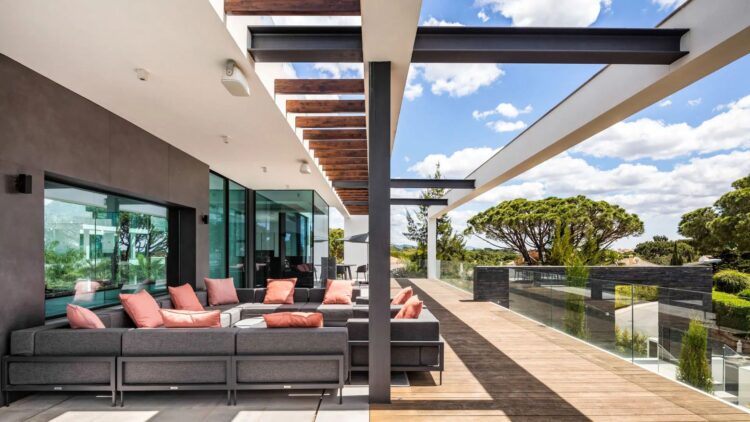 Villa Vale Do Lobo Luxus Ferienhaus Algarve Portugal Mieten Terrasse