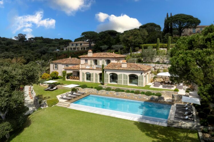 Villa Valmer Luxus Ferienhaus Cote D Azur Mieten Außenansicht