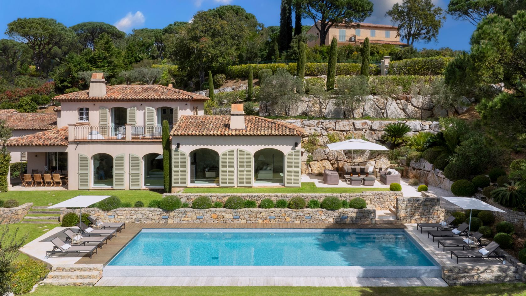 Villa Valmer Luxus Ferienhaus Cote D Azur Mieten Frontansicht