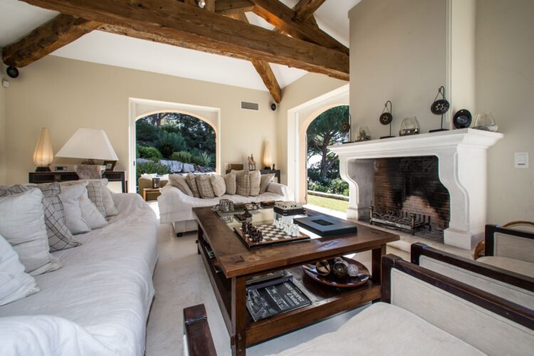 Villa Valmer Luxus Ferienhaus Cote D Azur Mieten Kamin