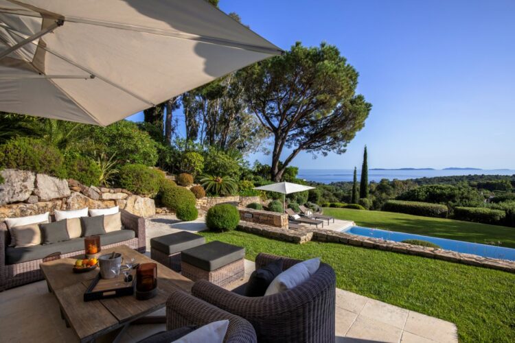 Villa Valmer Luxus Ferienhaus Cote D Azur Mieten Lounge Area