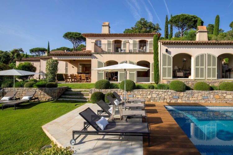 Villa Valmer Luxus Ferienhaus Cote D Azur Mieten Pool Area