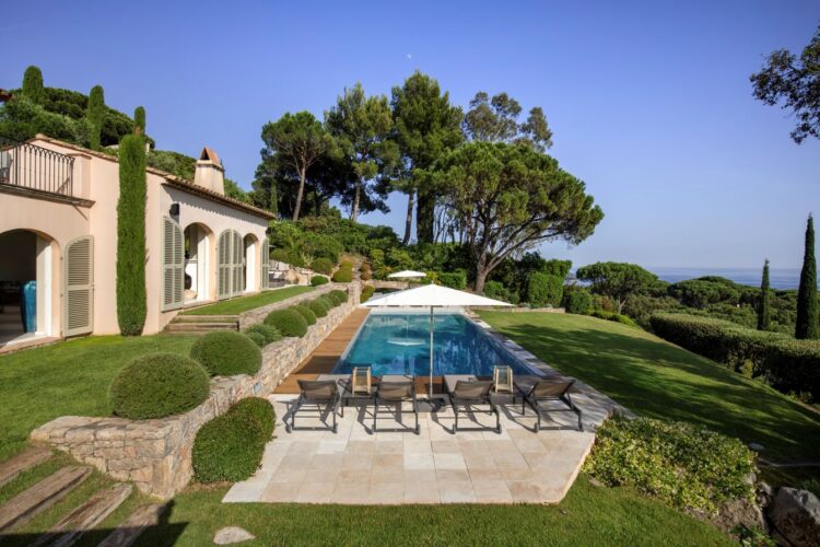 Villa Valmer Luxus Ferienhaus Cote D Azur Mieten Poolbereich