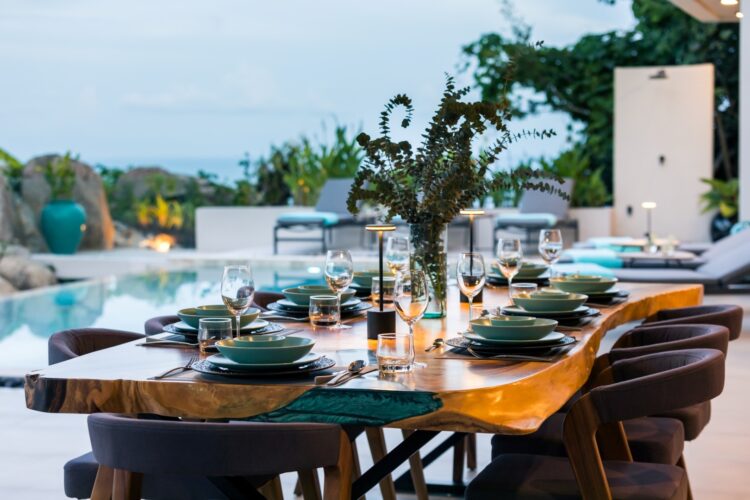 Villa Vida Luxus Ferienhuas Koh Samui Mit Pool Mieten Essen