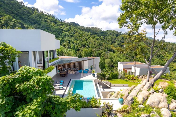 Villa Vida Luxus Ferienhuas Koh Samui Mit Pool Mieten Lage