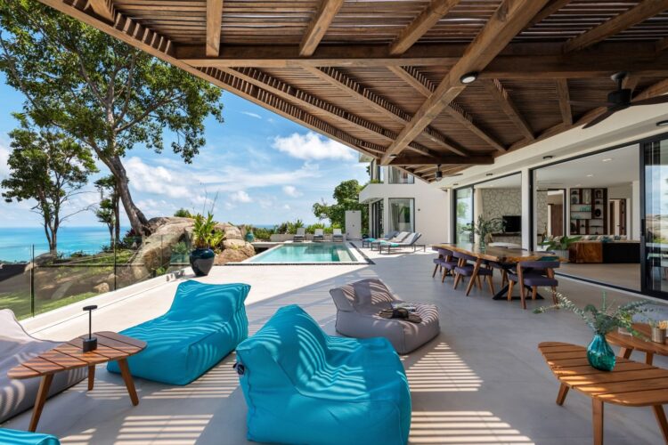 Villa Vida Luxus Ferienhuas Koh Samui Mit Pool Mieten Lounge