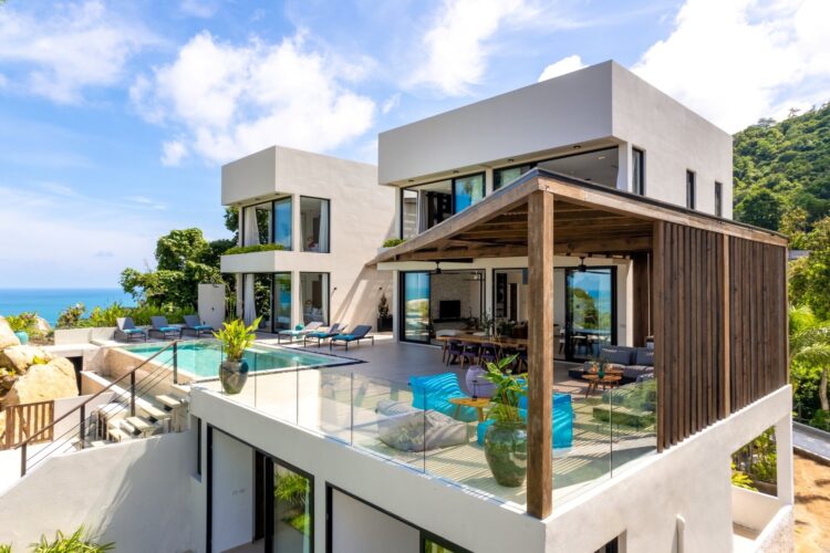 Villa Vida Luxus Ferienhuas Koh Samui Mit Pool Mieten Terrasse