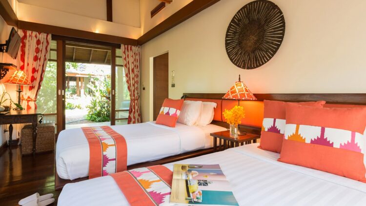 Villa Waimaree Luxus Ferienhaus Koh Samui Am Strand Mieten Bett