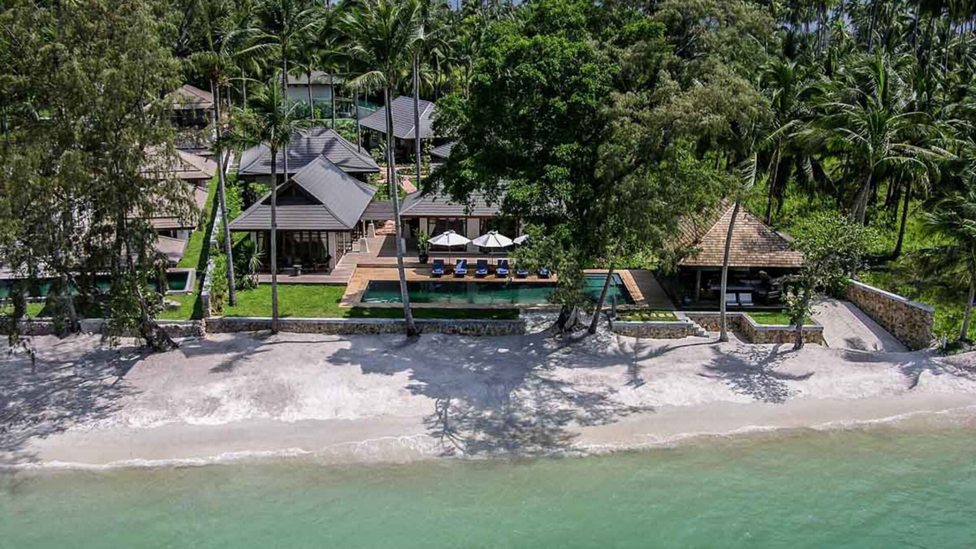 Villa Waimaree Luxus Ferienhaus Koh Samui Am Strand Mieten Lage