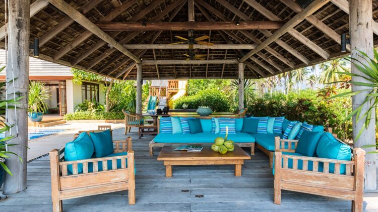 Villa Waimaree Luxus Ferienhaus Koh Samui Am Strand Mieten Lounge